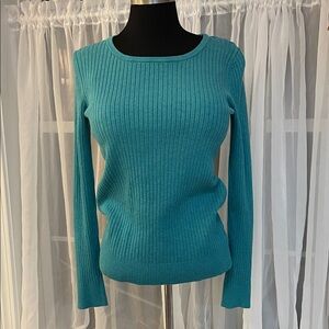 George Women's Teal Crew Neck Sweater